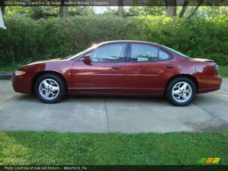 Redfire Metallic / Graphite 2003 Pontiac Grand Prix SE Sedan