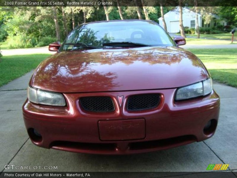 Redfire Metallic / Graphite 2003 Pontiac Grand Prix SE Sedan