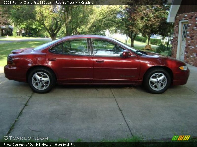 Redfire Metallic / Graphite 2003 Pontiac Grand Prix SE Sedan