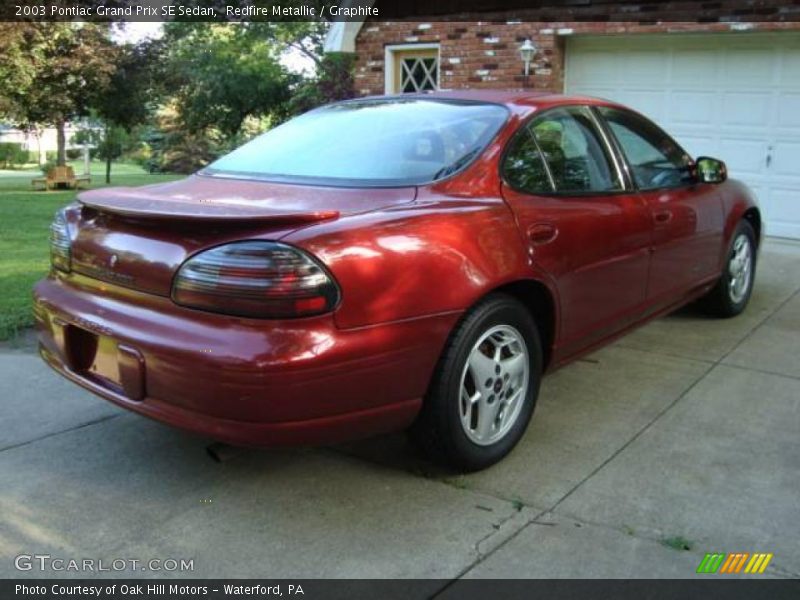 Redfire Metallic / Graphite 2003 Pontiac Grand Prix SE Sedan