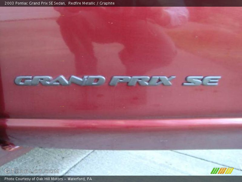 Redfire Metallic / Graphite 2003 Pontiac Grand Prix SE Sedan