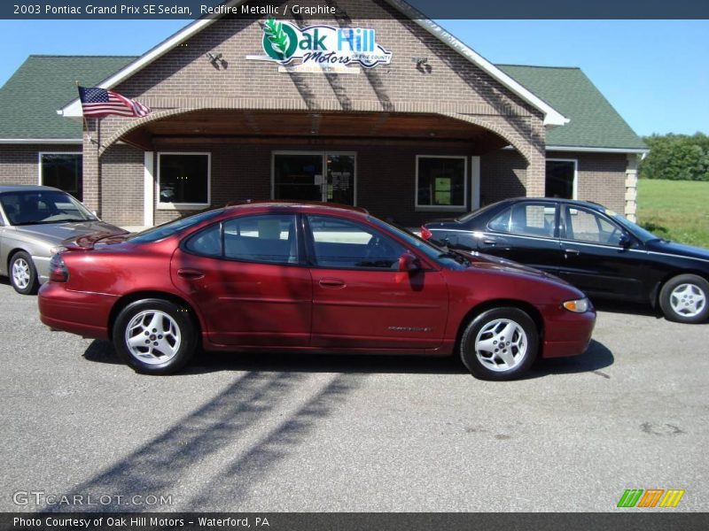 Redfire Metallic / Graphite 2003 Pontiac Grand Prix SE Sedan