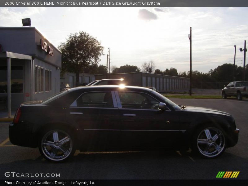 Midnight Blue Pearlcoat / Dark Slate Gray/Light Graystone 2006 Chrysler 300 C HEMI