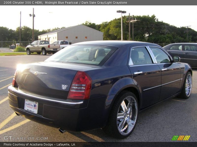 Midnight Blue Pearlcoat / Dark Slate Gray/Light Graystone 2006 Chrysler 300 C HEMI