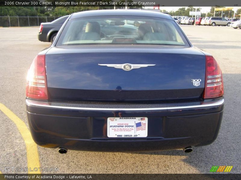 Midnight Blue Pearlcoat / Dark Slate Gray/Light Graystone 2006 Chrysler 300 C HEMI