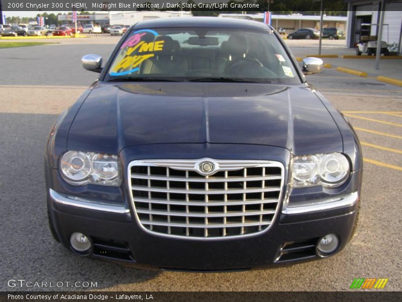 Midnight Blue Pearlcoat / Dark Slate Gray/Light Graystone 2006 Chrysler 300 C HEMI