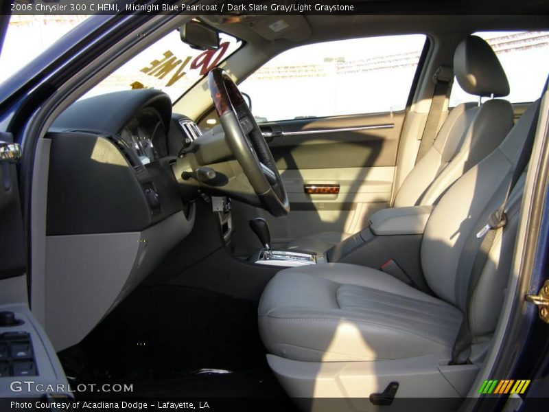 Midnight Blue Pearlcoat / Dark Slate Gray/Light Graystone 2006 Chrysler 300 C HEMI