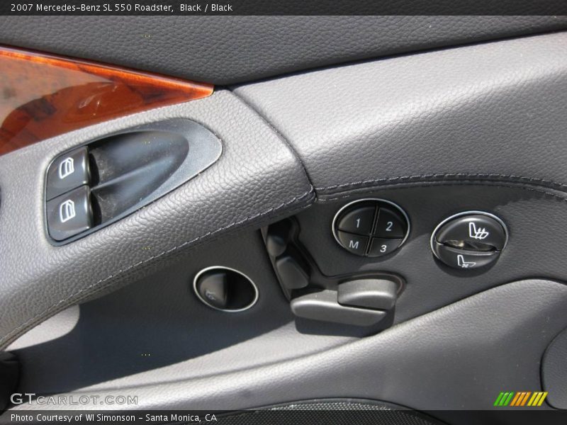 Black / Black 2007 Mercedes-Benz SL 550 Roadster