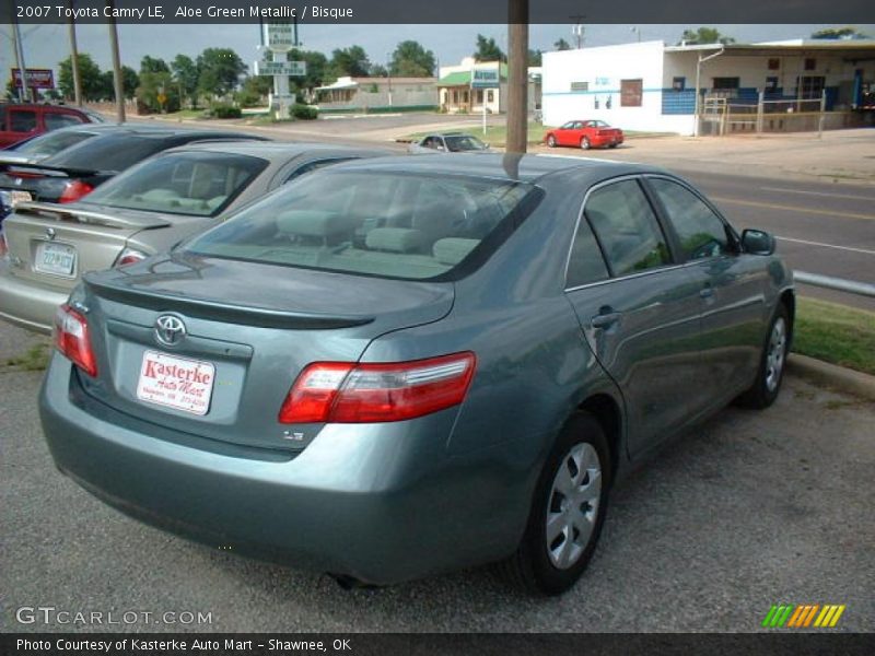 Aloe Green Metallic / Bisque 2007 Toyota Camry LE
