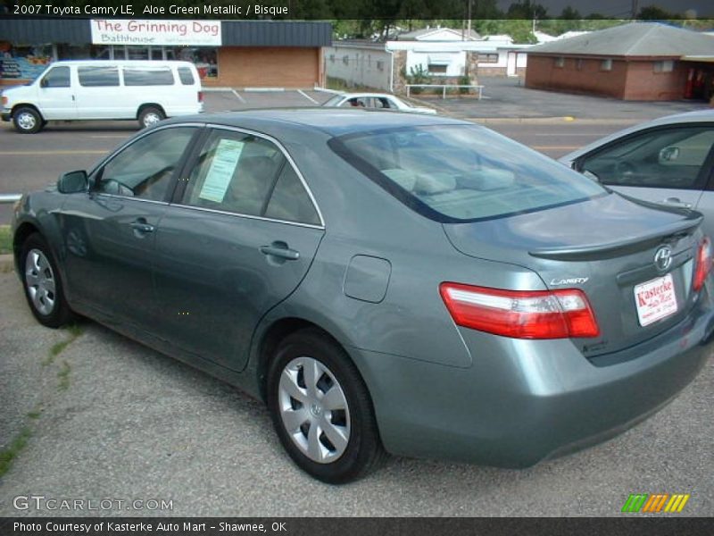 Aloe Green Metallic / Bisque 2007 Toyota Camry LE