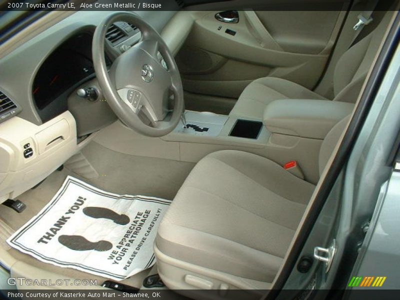 Aloe Green Metallic / Bisque 2007 Toyota Camry LE