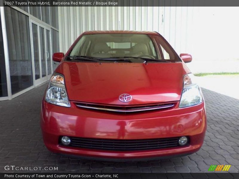 Barcelona Red Metallic / Bisque Beige 2007 Toyota Prius Hybrid