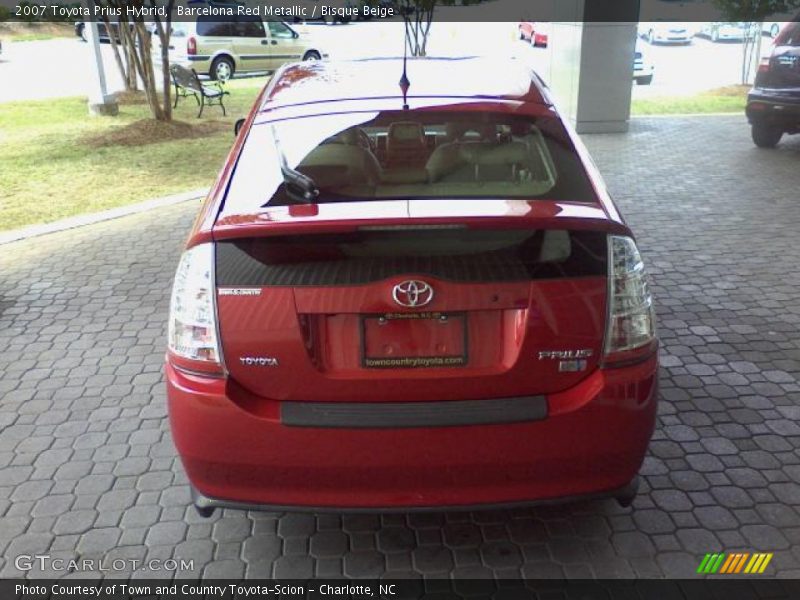 Barcelona Red Metallic / Bisque Beige 2007 Toyota Prius Hybrid