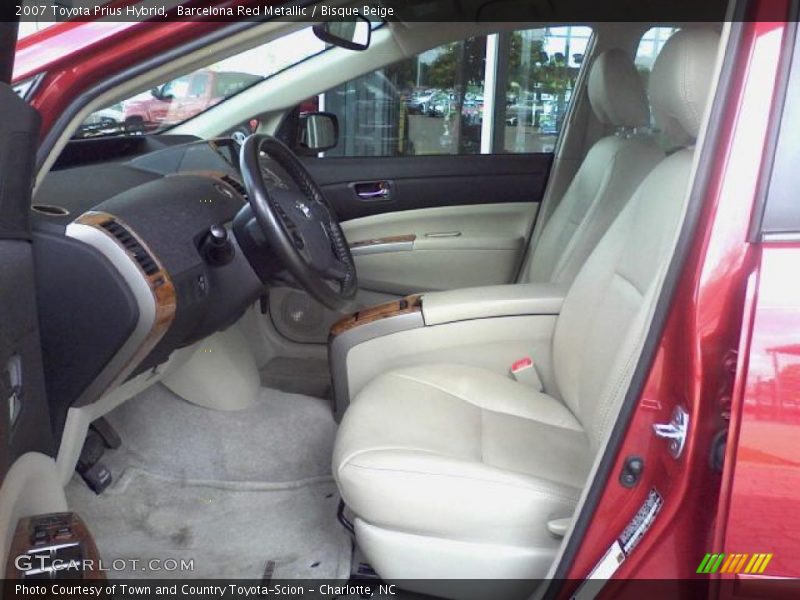 Barcelona Red Metallic / Bisque Beige 2007 Toyota Prius Hybrid