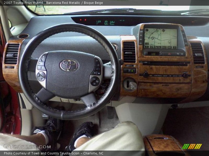 Barcelona Red Metallic / Bisque Beige 2007 Toyota Prius Hybrid