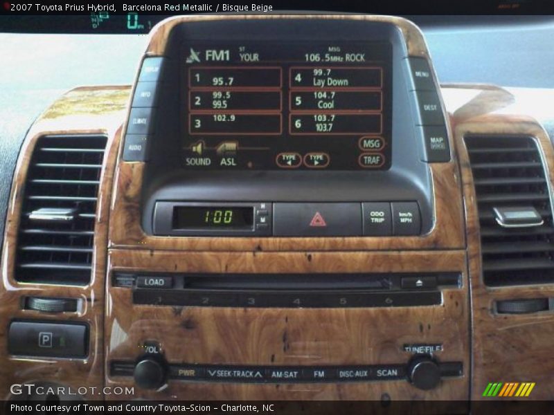 Barcelona Red Metallic / Bisque Beige 2007 Toyota Prius Hybrid