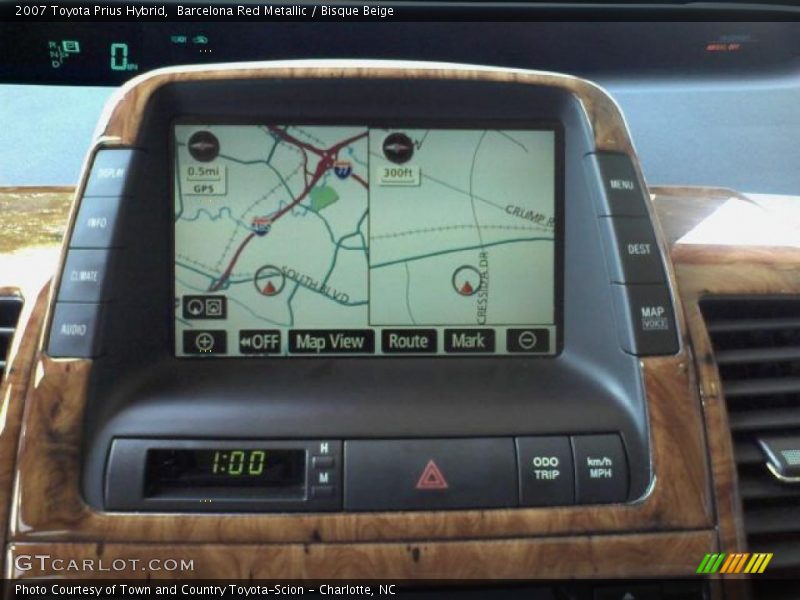 Barcelona Red Metallic / Bisque Beige 2007 Toyota Prius Hybrid