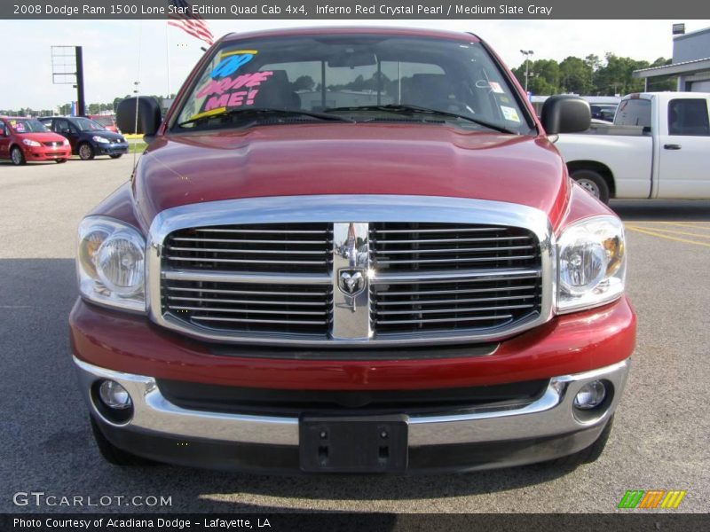 Inferno Red Crystal Pearl / Medium Slate Gray 2008 Dodge Ram 1500 Lone Star Edition Quad Cab 4x4