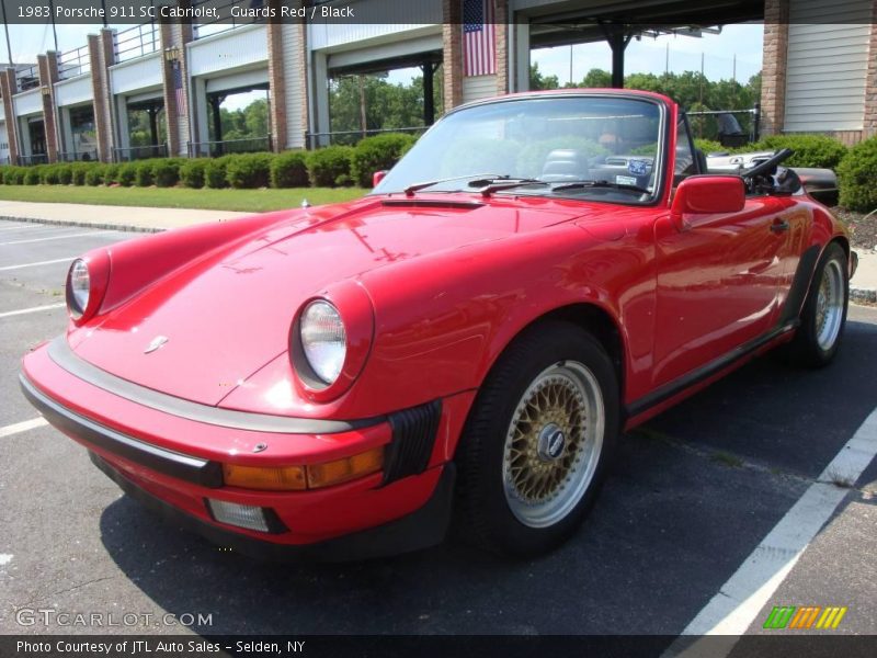Guards Red / Black 1983 Porsche 911 SC Cabriolet