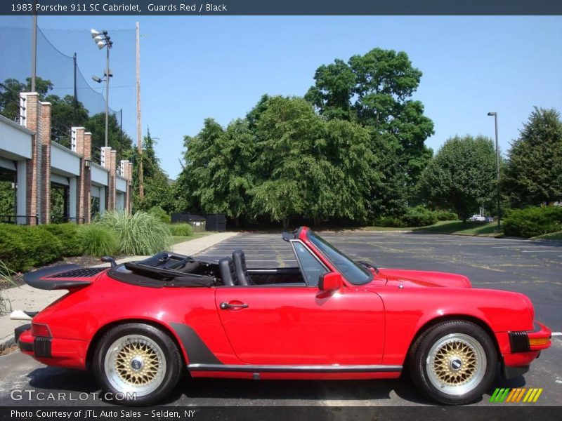 Guards Red / Black 1983 Porsche 911 SC Cabriolet