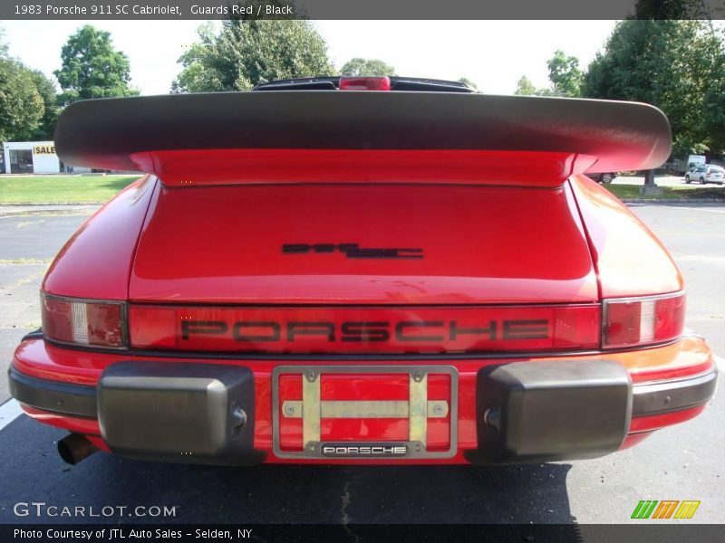 Guards Red / Black 1983 Porsche 911 SC Cabriolet