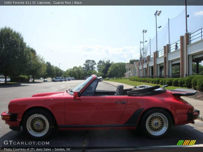 Guards Red / Black 1983 Porsche 911 SC Cabriolet
