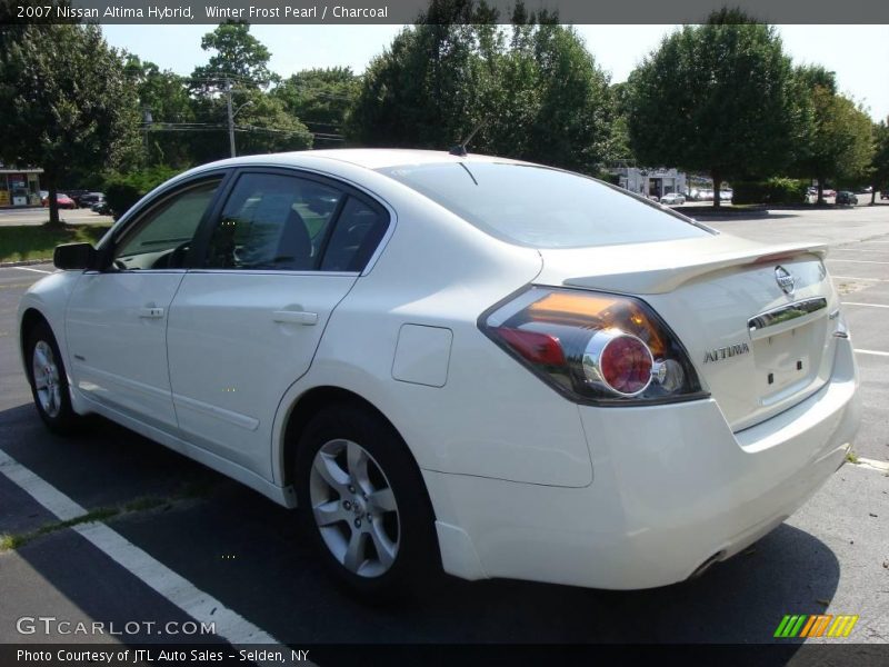 Winter Frost Pearl / Charcoal 2007 Nissan Altima Hybrid