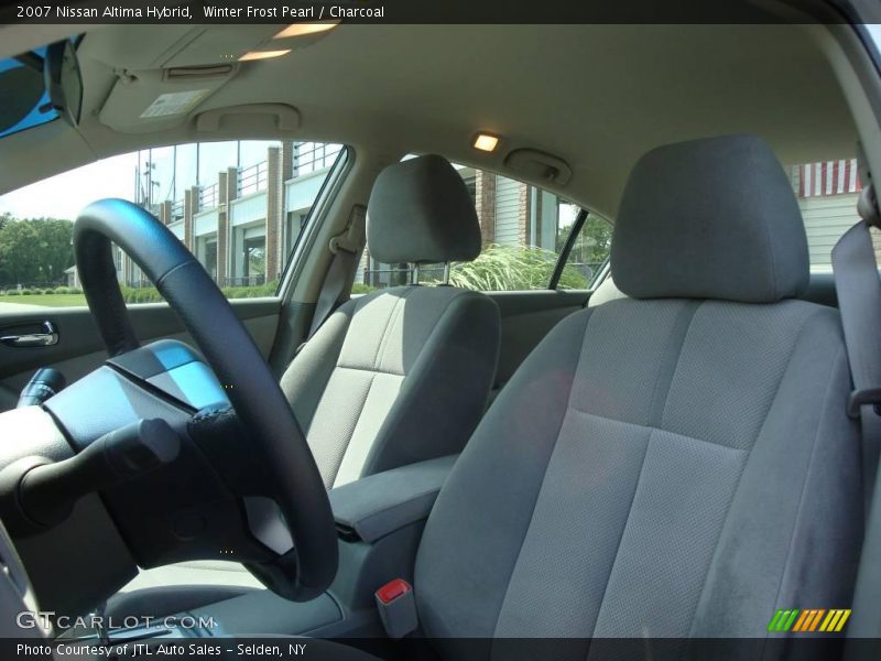 Winter Frost Pearl / Charcoal 2007 Nissan Altima Hybrid