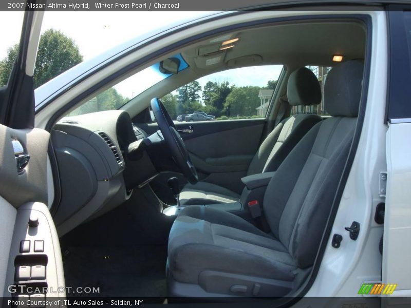 Winter Frost Pearl / Charcoal 2007 Nissan Altima Hybrid