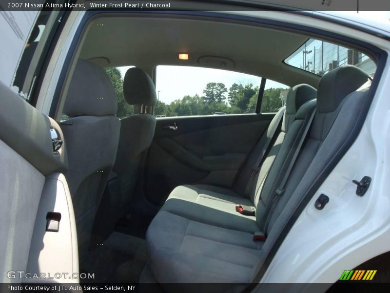 Winter Frost Pearl / Charcoal 2007 Nissan Altima Hybrid