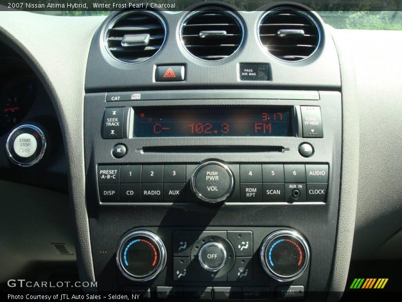 Winter Frost Pearl / Charcoal 2007 Nissan Altima Hybrid