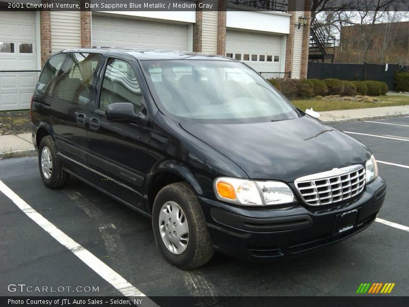 Dark Sapphire Blue Metallic / Medium Gray 2001 Chevrolet Venture