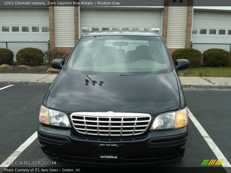 Dark Sapphire Blue Metallic / Medium Gray 2001 Chevrolet Venture