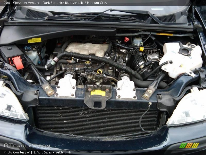 Dark Sapphire Blue Metallic / Medium Gray 2001 Chevrolet Venture
