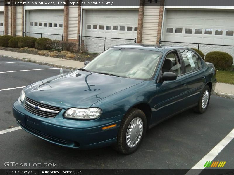 Dark Tropic Teal Metallic / Gray 2003 Chevrolet Malibu Sedan