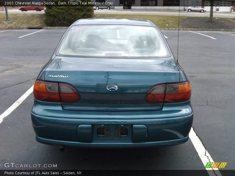 Dark Tropic Teal Metallic / Gray 2003 Chevrolet Malibu Sedan