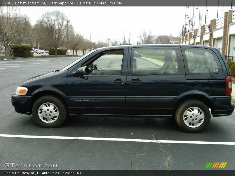 Dark Sapphire Blue Metallic / Medium Gray 2001 Chevrolet Venture