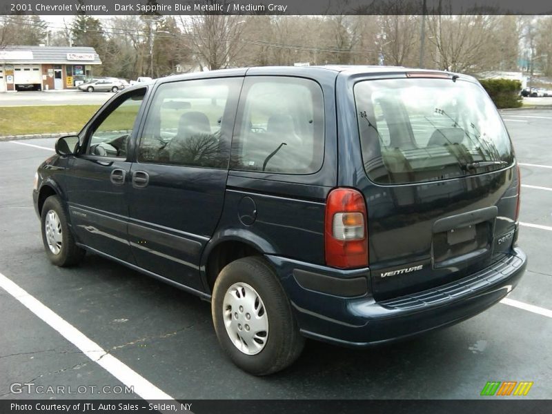 Dark Sapphire Blue Metallic / Medium Gray 2001 Chevrolet Venture