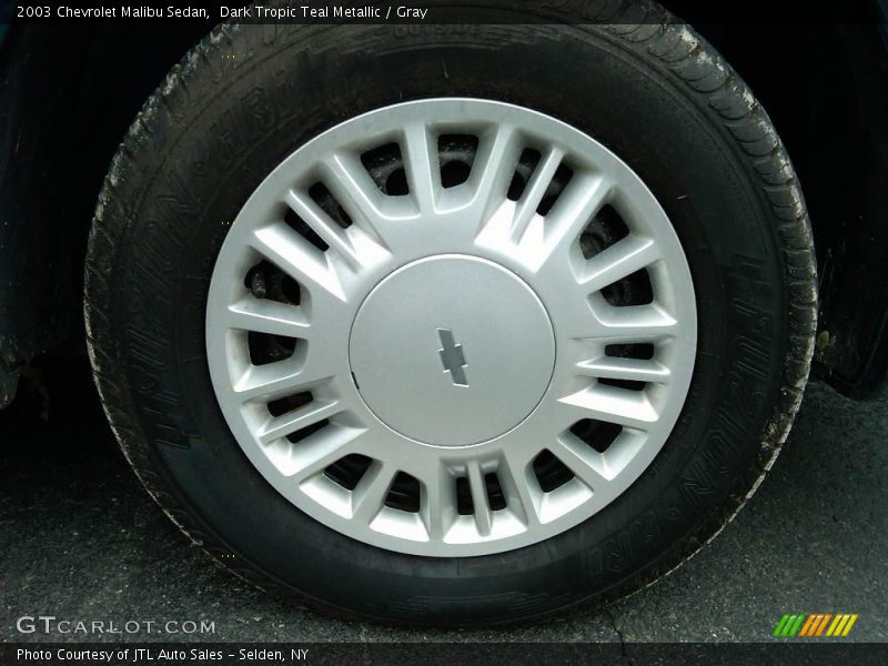 Dark Tropic Teal Metallic / Gray 2003 Chevrolet Malibu Sedan