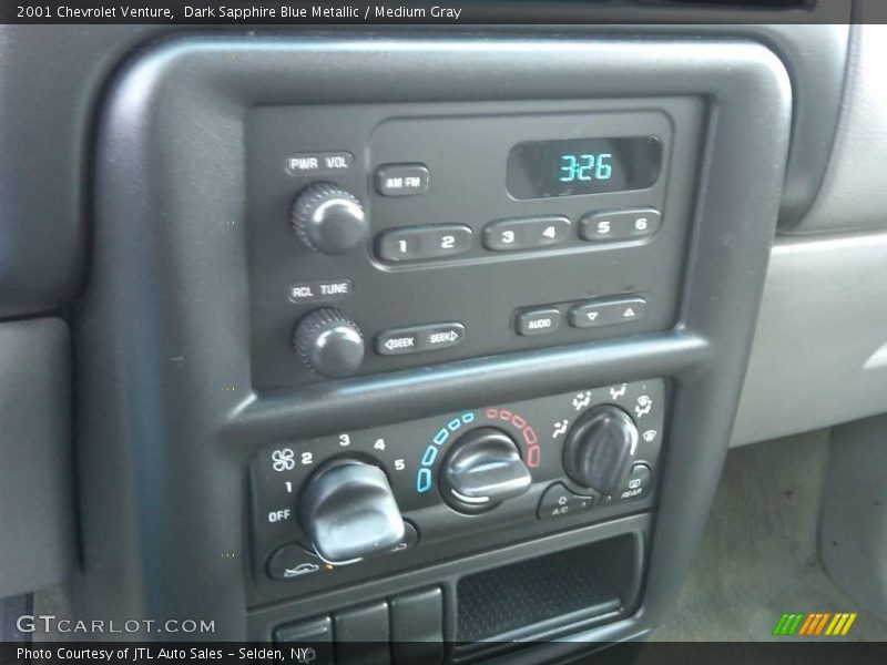 Dark Sapphire Blue Metallic / Medium Gray 2001 Chevrolet Venture