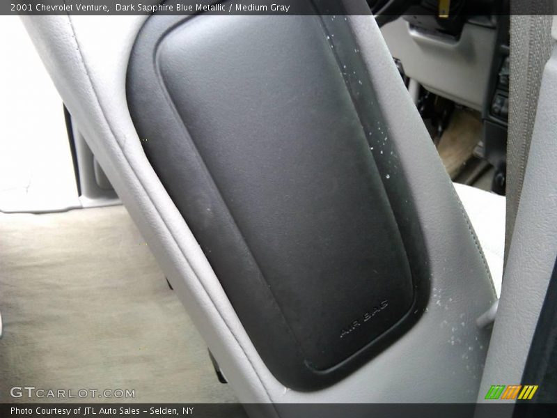 Dark Sapphire Blue Metallic / Medium Gray 2001 Chevrolet Venture