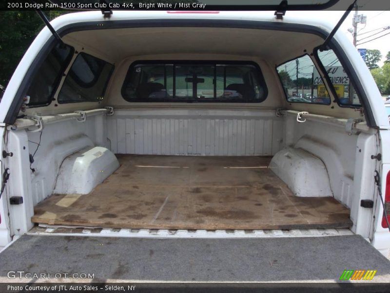 Bright White / Mist Gray 2001 Dodge Ram 1500 Sport Club Cab 4x4