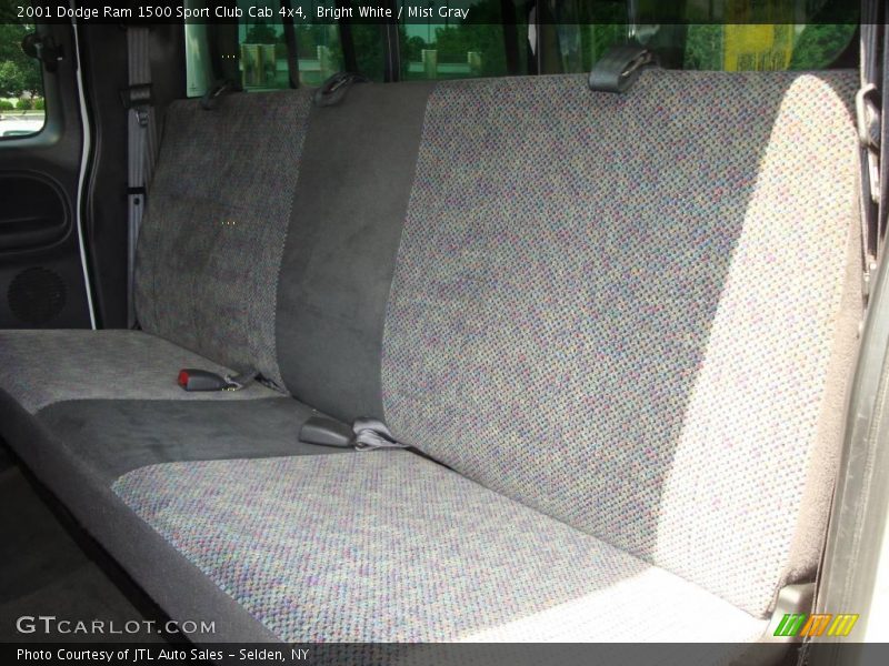 Bright White / Mist Gray 2001 Dodge Ram 1500 Sport Club Cab 4x4