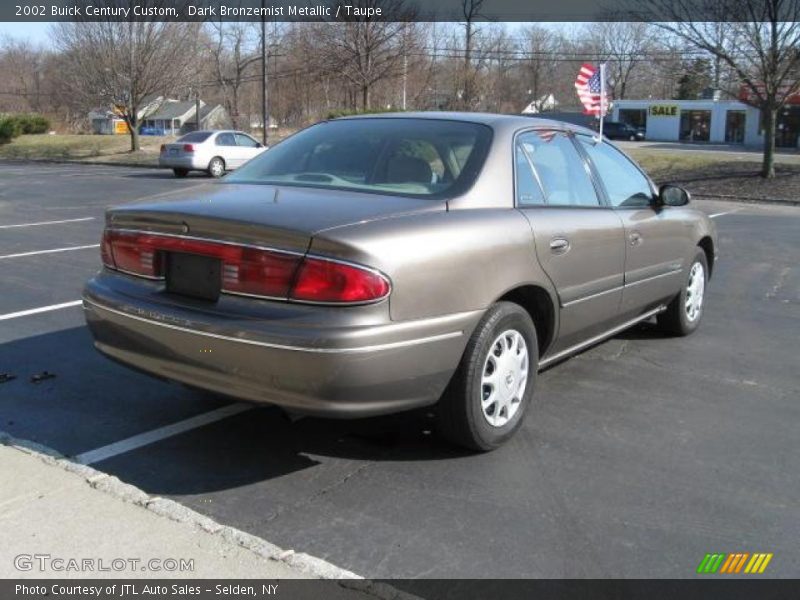 Dark Bronzemist Metallic / Taupe 2002 Buick Century Custom