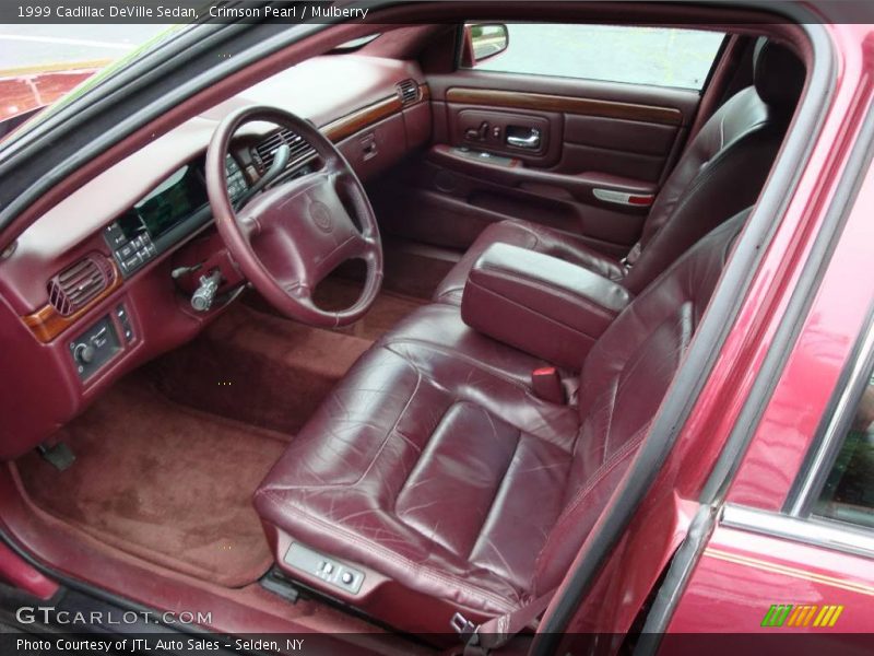 Crimson Pearl / Mulberry 1999 Cadillac DeVille Sedan