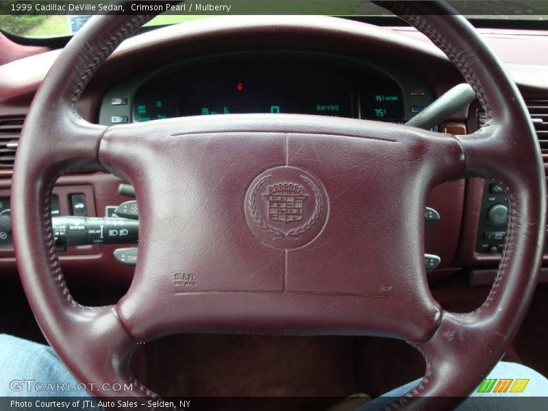 Crimson Pearl / Mulberry 1999 Cadillac DeVille Sedan