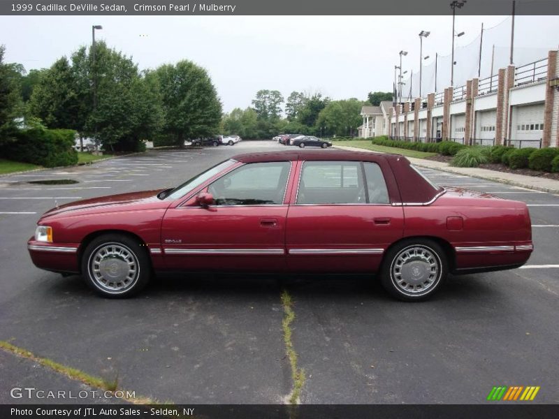 Crimson Pearl / Mulberry 1999 Cadillac DeVille Sedan