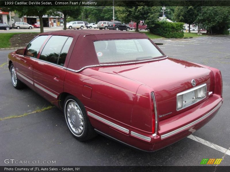 Crimson Pearl / Mulberry 1999 Cadillac DeVille Sedan