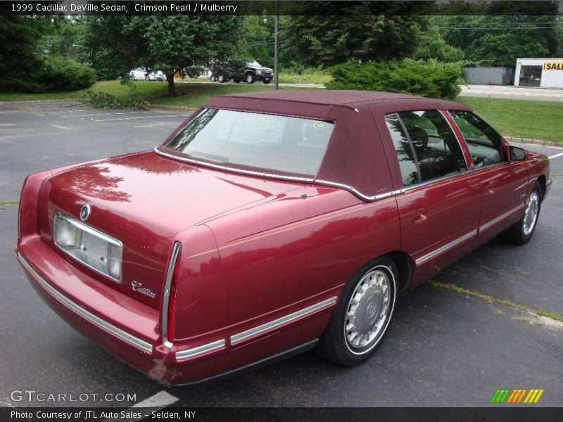 Crimson Pearl / Mulberry 1999 Cadillac DeVille Sedan
