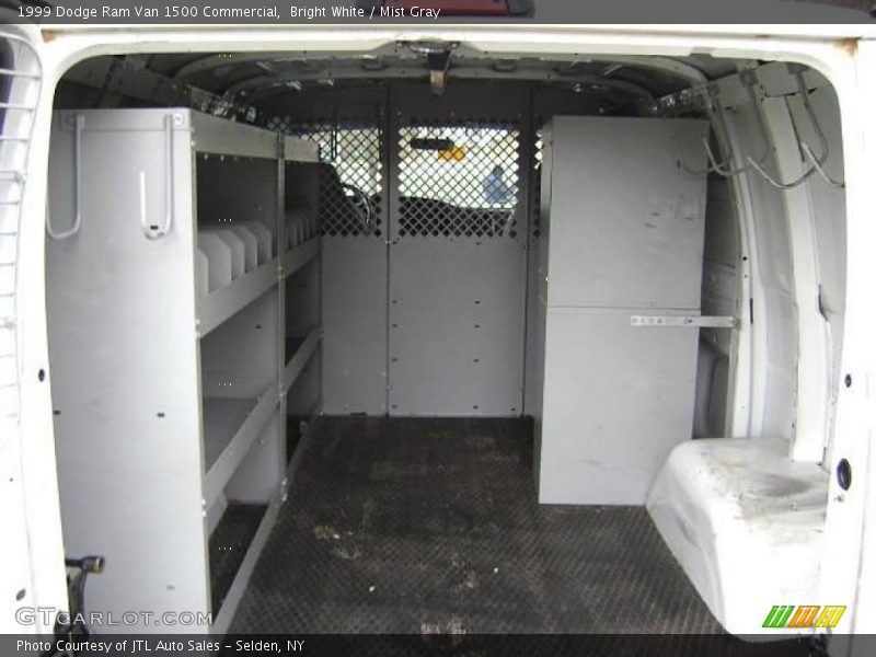 Bright White / Mist Gray 1999 Dodge Ram Van 1500 Commercial